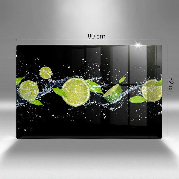 Skärbräda glas modern Lime mynta vatten