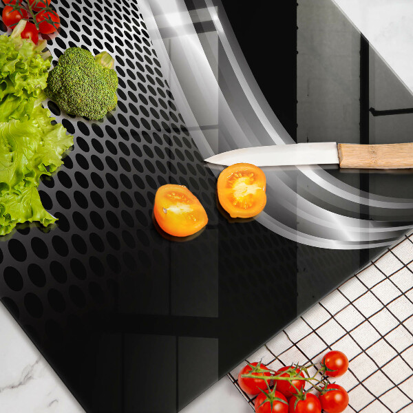 Skärbräda glas modern Metallstruktur