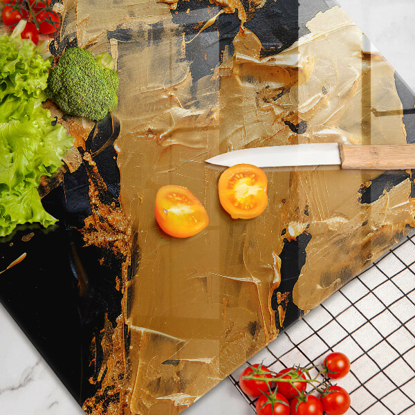 Skärbräda glas modern Elegant färgstruktur