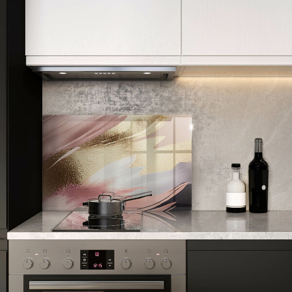 Skärbräda glas modern Pastellfläckar