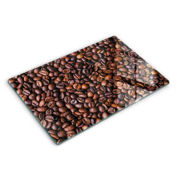 Skärbräda glas modern Kaffebönor
