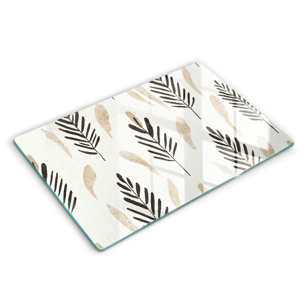 Skärbräda glas modern Boho växter