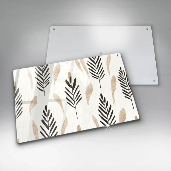 Skärbräda glas modern Boho växter