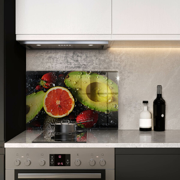 Skärbräda glas modern Frukt och grönsaker