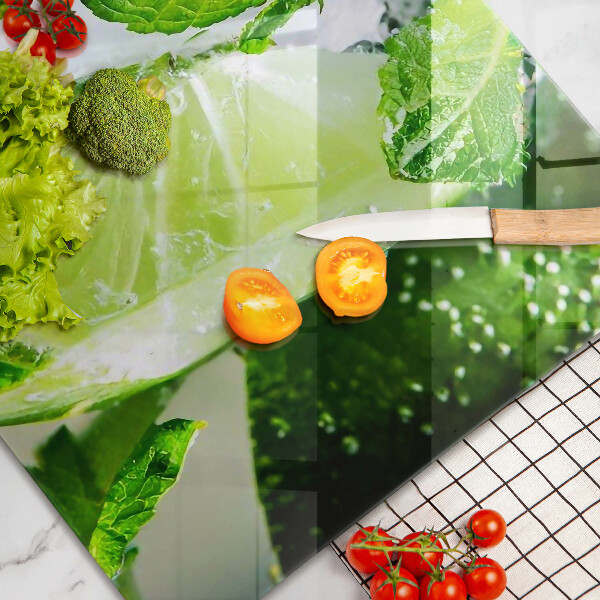 Skärbräda glas modern Vatten med lime och is