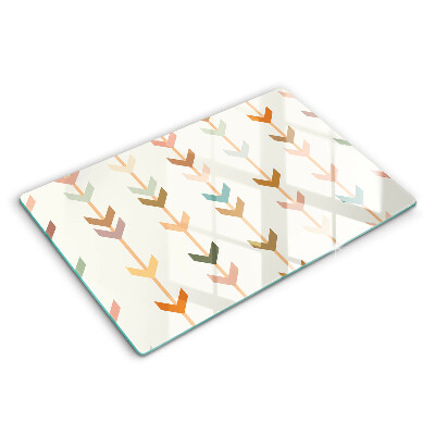 Skärbräda glas modern Geometriska element