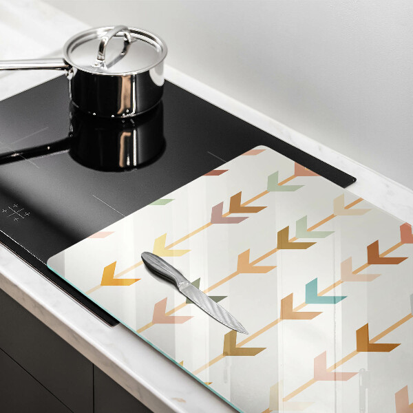 Skärbräda glas modern Geometriska element