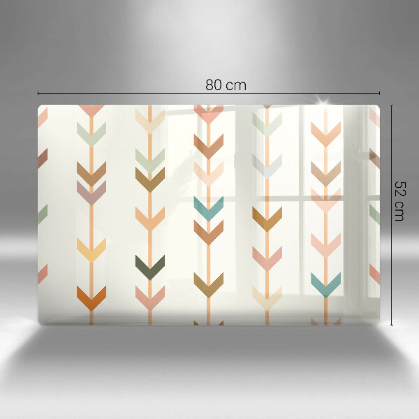 Skärbräda glas modern Geometriska element
