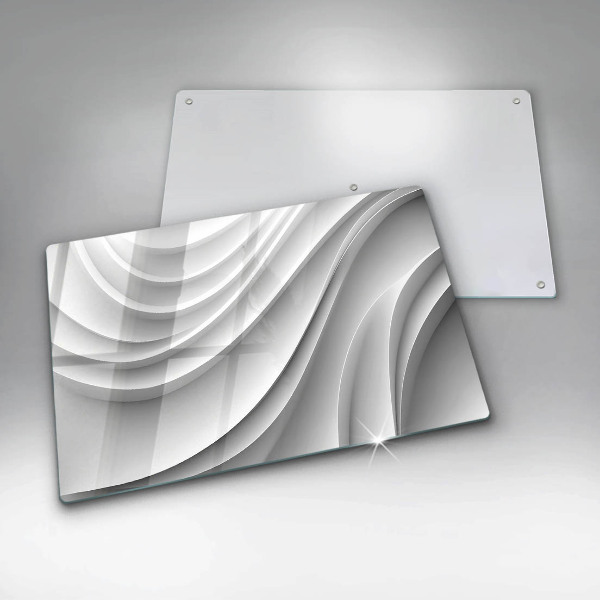 Skärbräda glas modern Geometriska linjer