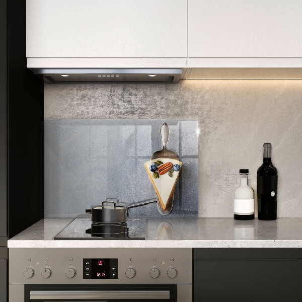 Skärbräda glas modern En bit tårta