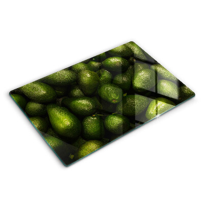 Skärbräda glas modern Avokado frukt