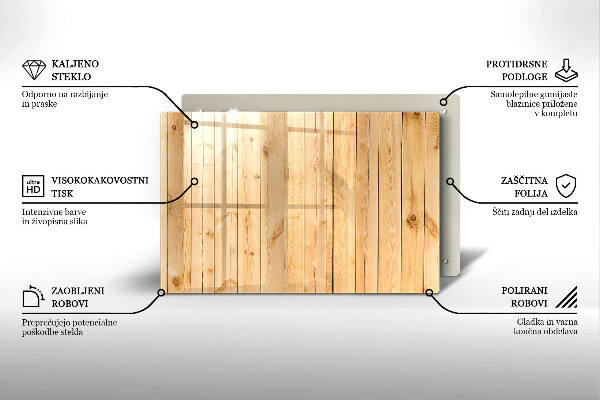 Skärbräda glas modern Ömtåliga träskivor