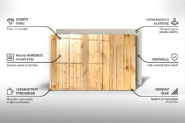 Skärbräda glas modern Ömtåliga träskivor