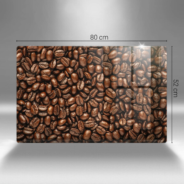 Skärbräda glas modern Kaffebönor