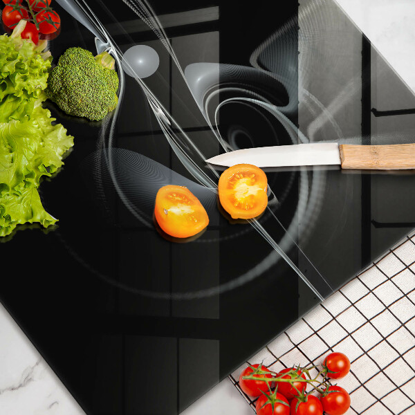 Skärbräda glas modern Modern abstraktion