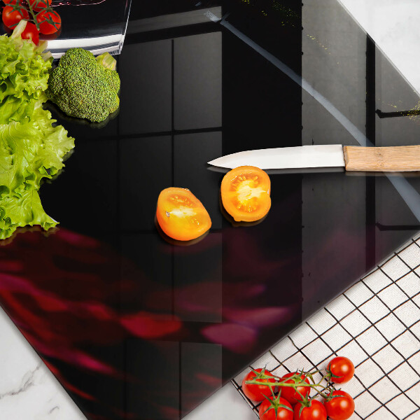 Skärbräda glas modern Ett glas rött vin