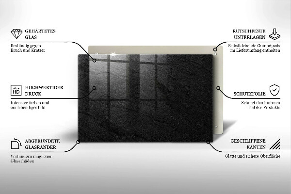 Skärbräda glas modern Sten textur