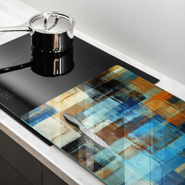 Skärbräda glas modern Målad bakgrund