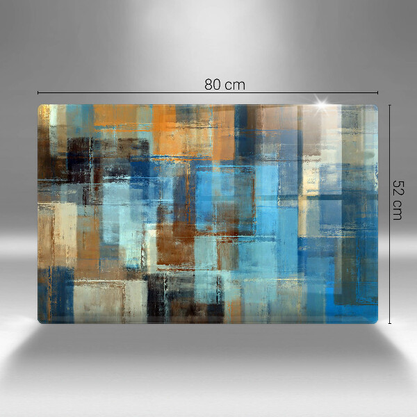 Skärbräda glas modern Målad bakgrund