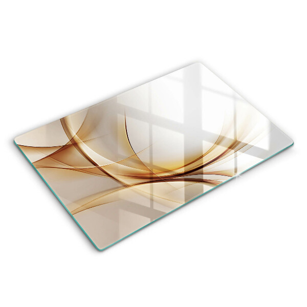 Skärbräda glas modern Abstraktionsformer