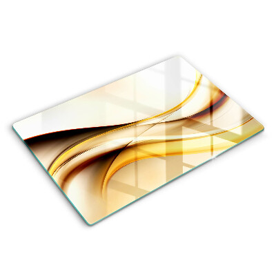 Skärbräda glas modern Abstrakta röklinjer