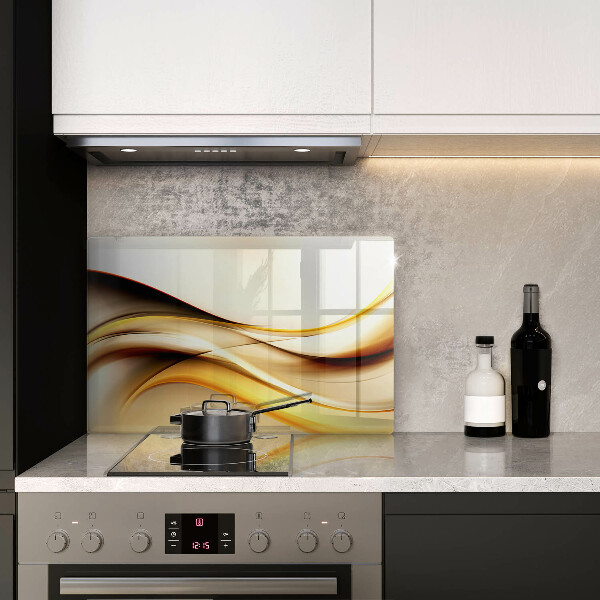 Skärbräda glas modern Abstrakta röklinjer