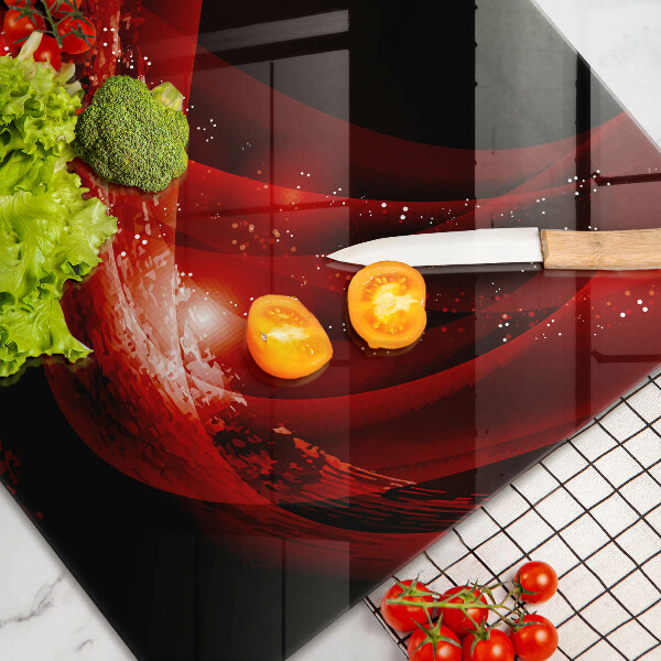 Skärbräda glas modern Modern abstraktion