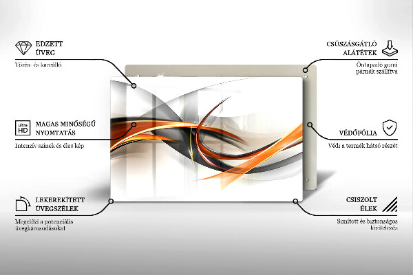 Skärbräda glas modern Moderna former