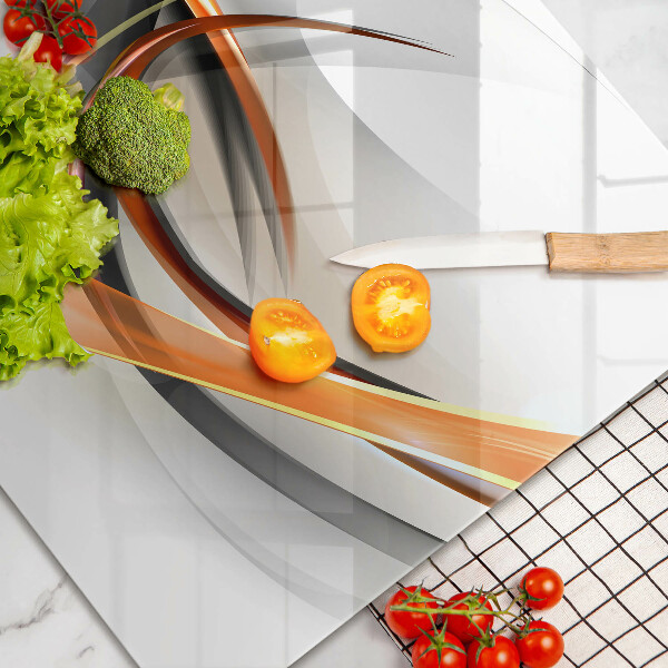 Skärbräda glas modern Moderna former