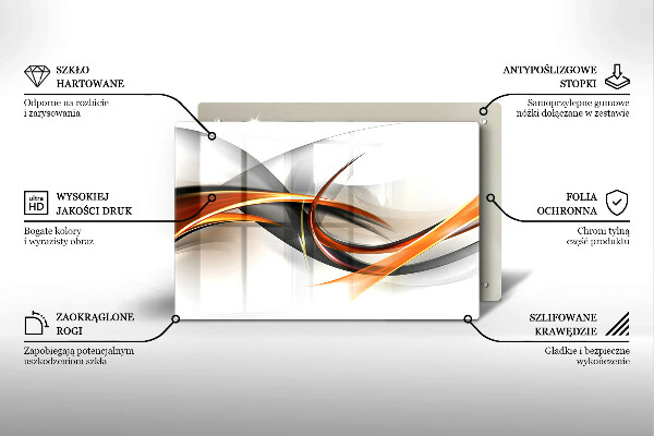 Skärbräda glas modern Moderna former