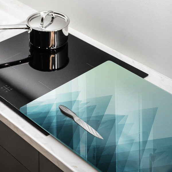 Skärbräda glas modern Abstrakta berg