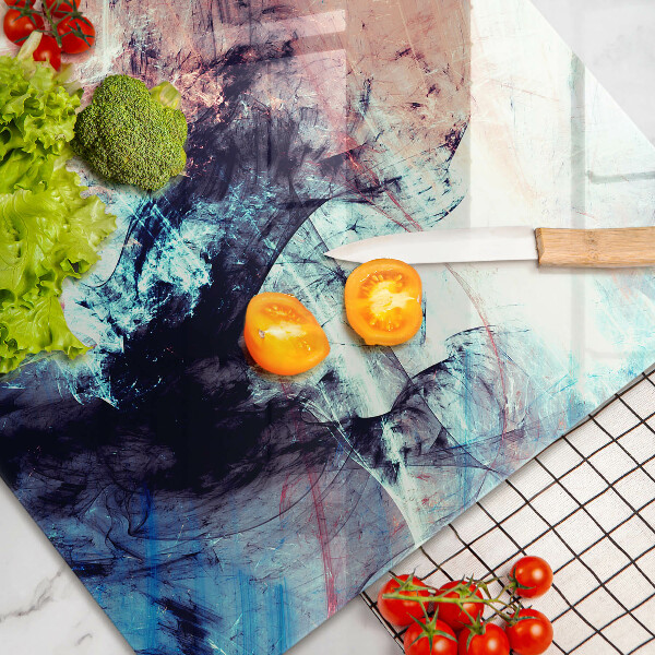 Skärbräda glas modern Målad abstraktion