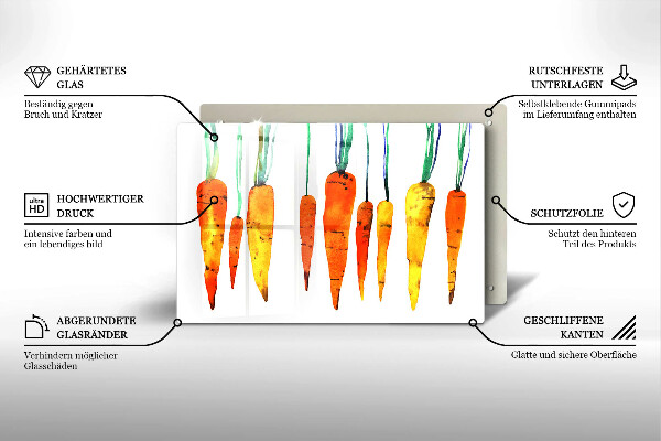 Skärbräda glas modern Morot illustration