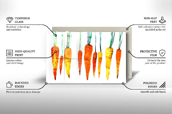 Skärbräda glas modern Morot illustration