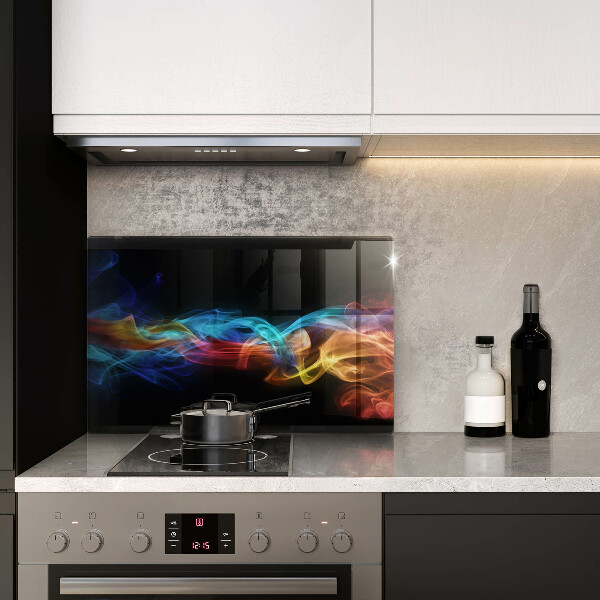 Skärbräda glas modern Färgad rök