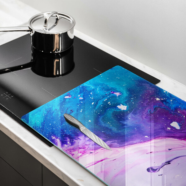 Skärbräda glas modern Abstraktion bläck