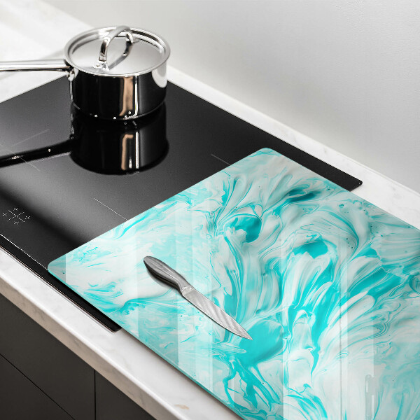 Skärbräda glas modern Abstraktionsfärger