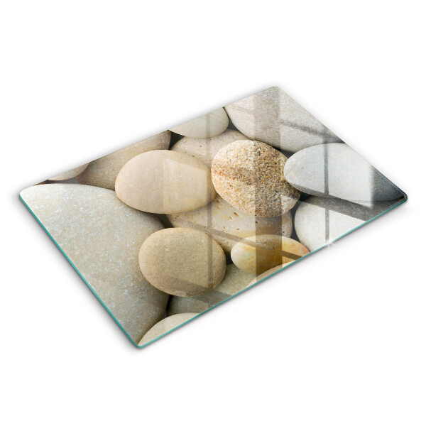 Skärbräda glas modern Ovalt stenmönster