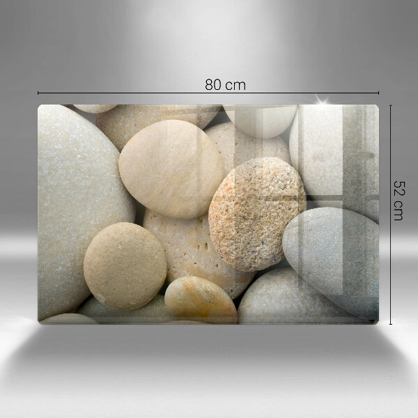 Skärbräda glas modern Ovalt stenmönster