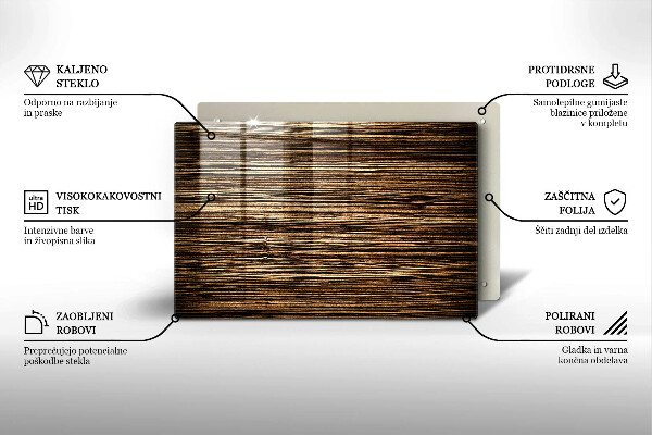 Skärbräda glas modern Trästruktur