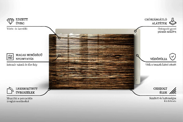 Skärbräda glas modern Trästruktur