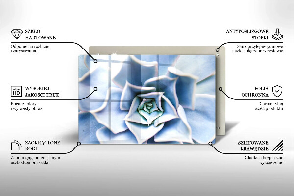 Skärbräda glas modern Plantera blomma