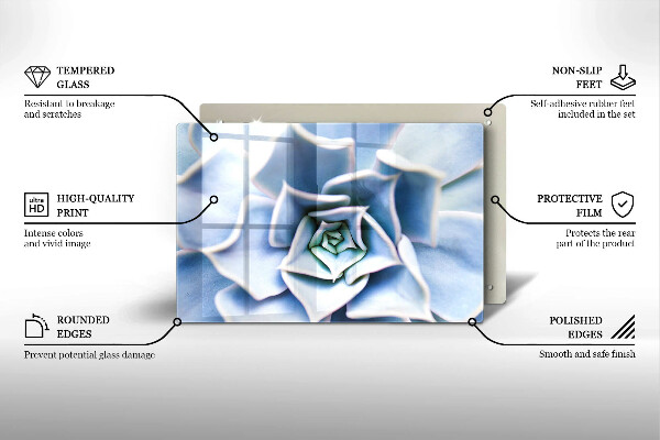 Skärbräda glas modern Plantera blomma