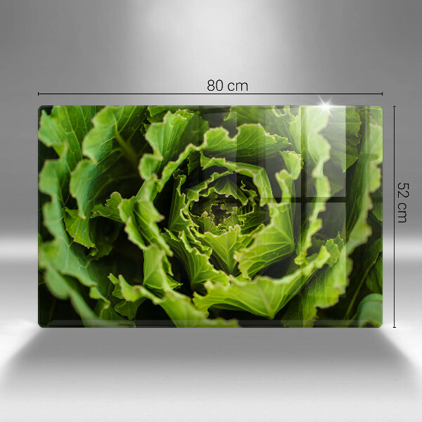 Skärbräda glas modern Äter salladsblad