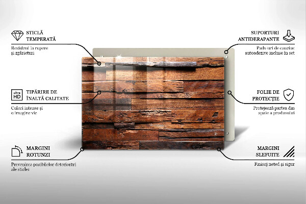 Skärbräda glas modern Dekorativa träskivor