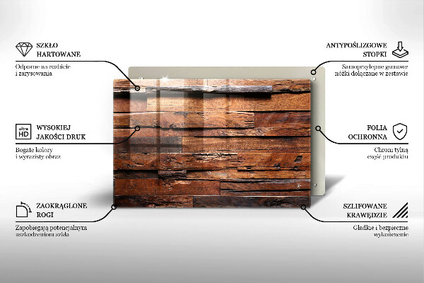 Skärbräda glas modern Dekorativa träskivor