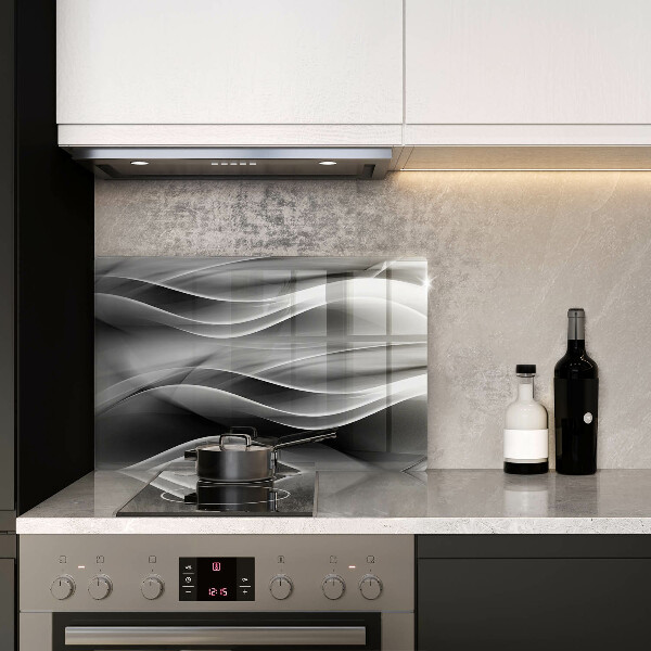 Skärbräda glas modern Abstraktion mjuka linjer