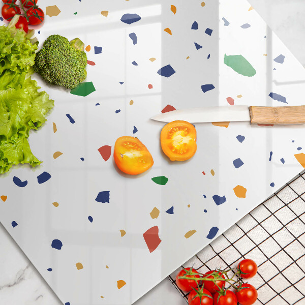 Skärbräda glas modern Färgglatt stengods