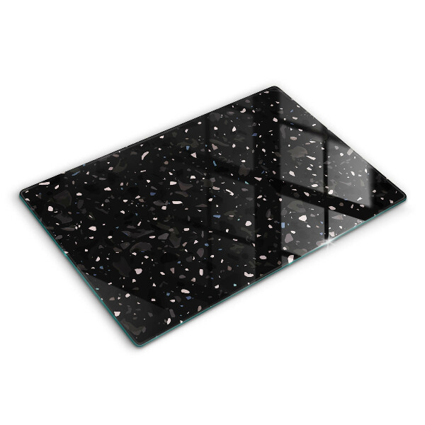 Skärbräda glas modern Mörk sten gres