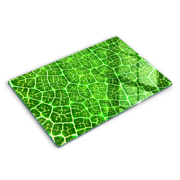Skärbräda glas modern Bladstruktur